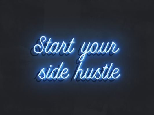 Start your side hustle to save money each month UK