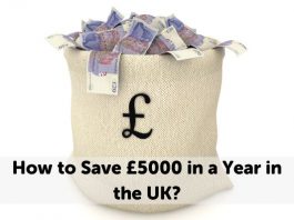 How to Save £5000 in a Year in the UK